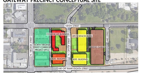 UNR concept drawing showing RTC using way more land than they need